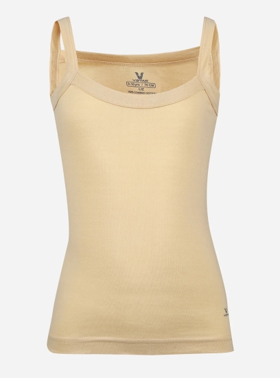 Short length camisole with deep neckline and contoured armhole- Pack of 2