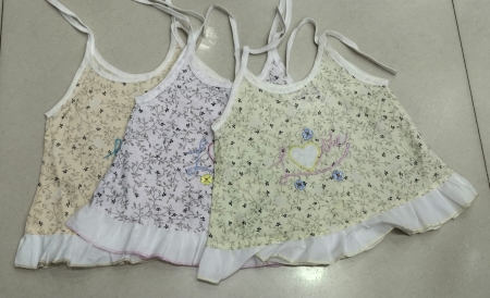 New Born Girls Jabla Shoulder Knot Frock