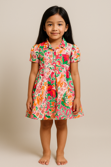 Girls Western Frock