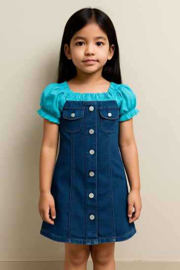 Girls Western Frock