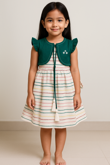 Girls Western Frock