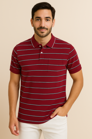 Mens Collar T-shirt