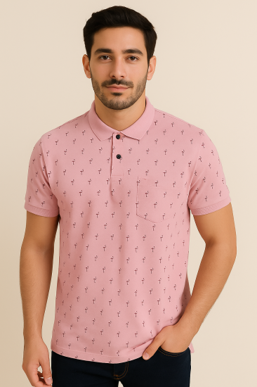 Mens Collar T-shirt