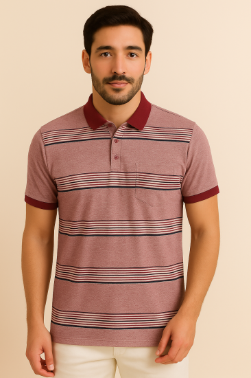 Mens Collar T-shirt