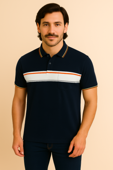 Mens Collar T-shirt