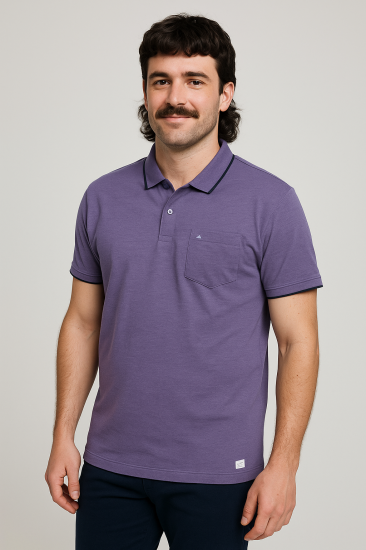 Mens Plain Collar T-shirt