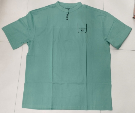 Mens Chinese Collar T-shirt
