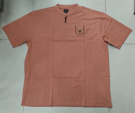 Mens Chinese Collar T-shirt