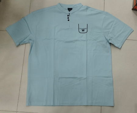 Mens Chinese Collar T-shirt