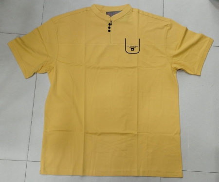 Mens Chinese Collar T-shirt