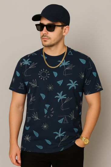 Mens Round Neck T-shirt