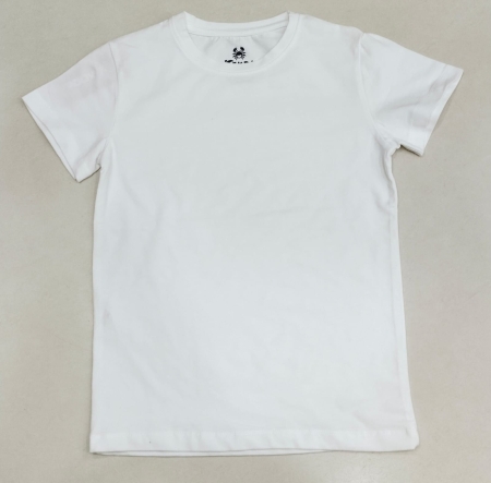 Boys Plain T-shirt - White