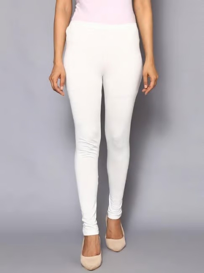Girls Leggings - White