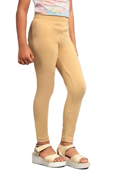 Girls Leggings - Skin Colour